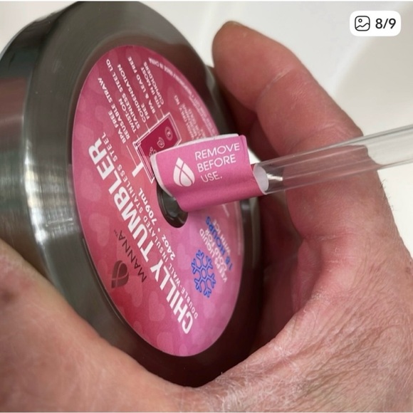 NEW ! Manna Chilly Tumbler Double Wall insulated Stainless Steel - Picture 8 of 9